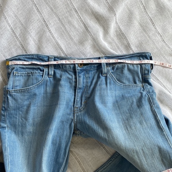 Levi light wash low flare denim. - Picture 11 of 13